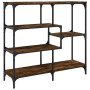 Konsolentisch aus geräuchertem Eichenholzwerkstoff, 103 x 32 x 95 cm von , Seitentische - Ref: Foro24-833952, Preis: 68,49 €,...