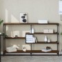 Konsolentisch aus eichenbraunem Holzwerkstoff, 160 x 32 x 95 cm von , Seitentische - Ref: Foro24-833959, Preis: 88,64 €, Raba...