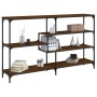 Konsolentisch aus eichenbraunem Holzwerkstoff, 160 x 32 x 95 cm von , Seitentische - Ref: Foro24-833959, Preis: 88,64 €, Raba...