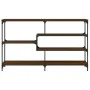 Oak brown engineered wood console table 160x32x95 cm by , Side tables - Ref: Foro24-833959, Price: 87,52 €, Discount: %
