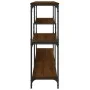 Oak brown engineered wood console table 160x32x95 cm by , Side tables - Ref: Foro24-833959, Price: 87,52 €, Discount: %