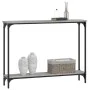 Mesa consola madera de ingeniería gris Sonoma 100x22,5x75 cm de , Mesas auxiliares - Ref: Foro24-834018, Precio: 39,86 €, Des...