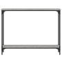 Sonoma gray engineered wood console table 100x22.5x75 cm by , Side tables - Ref: Foro24-834018, Price: 40,38 €, Discount: %