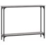 Sonoma gray engineered wood console table 100x22.5x75 cm by , Side tables - Ref: Foro24-834018, Price: 40,38 €, Discount: %