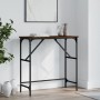 Oak brown engineered wood console table 75x32x75 cm by , Side tables - Ref: Foro24-834064, Price: 36,63 €, Discount: %