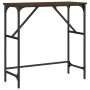 Oak brown engineered wood console table 75x32x75 cm by , Side tables - Ref: Foro24-834064, Price: 36,63 €, Discount: %