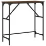 Oak brown engineered wood console table 75x32x75 cm by , Side tables - Ref: Foro24-834064, Price: 35,54 €, Discount: %