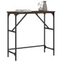 Oak brown engineered wood console table 75x32x75 cm by , Side tables - Ref: Foro24-834064, Price: 36,63 €, Discount: %