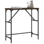 Oak brown engineered wood console table 75x32x75 cm by , Side tables - Ref: Foro24-834064, Price: 35,54 €, Discount: %