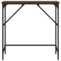 Oak brown engineered wood console table 75x32x75 cm by , Side tables - Ref: Foro24-834064, Price: 36,63 €, Discount: %