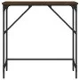 Oak brown engineered wood console table 75x32x75 cm by , Side tables - Ref: Foro24-834064, Price: 35,54 €, Discount: %