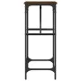 Oak brown engineered wood console table 75x32x75 cm by , Side tables - Ref: Foro24-834064, Price: 35,54 €, Discount: %