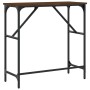 Oak brown engineered wood console table 75x32x75 cm by , Side tables - Ref: Foro24-834064, Price: 36,63 €, Discount: %