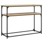 Sonoma oak engineered wood console table 100x35.5x75 cm by , Side tables - Ref: Foro24-834066, Price: 50,11 €, Discount: %