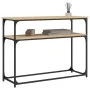 Sonoma oak engineered wood console table 100x35.5x75 cm by , Side tables - Ref: Foro24-834066, Price: 50,11 €, Discount: %