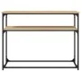 Sonoma oak engineered wood console table 100x35.5x75 cm by , Side tables - Ref: Foro24-834066, Price: 50,11 €, Discount: %
