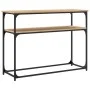 Sonoma oak engineered wood console table 100x35.5x75 cm by , Side tables - Ref: Foro24-834066, Price: 50,11 €, Discount: %