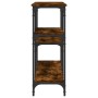 Konsolentisch aus geräuchertem Eichenholzwerkstoff, 160 x 29 x 75 cm von , Seitentische - Ref: Foro24-834087, Preis: 71,45 €,...
