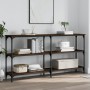 Mesa consola madera de ingeniería marrón roble 150x29x75 cm de , Mesas auxiliares - Ref: Foro24-834109, Precio: 67,88 €