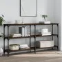 Oak brown engineered wood console table 150x29x75 cm by , Side tables - Ref: Foro24-834109, Price: 67,09 €, Discount: %