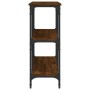 Oak brown engineered wood console table 150x29x75 cm by , Side tables - Ref: Foro24-834109, Price: 67,95 €, Discount: %