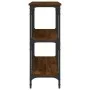 Oak brown engineered wood console table 150x29x75 cm by , Side tables - Ref: Foro24-834109, Price: 67,09 €, Discount: %