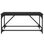 Mesa de centro madera contrachapada negro 75x50x35 cm de , Mesas de centro - Ref: Foro24-835324, Precio: 38,54 €, Descuento: %