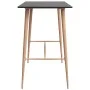 High table and bar stools 5 pieces black by , Furniture sets for kitchens and dining rooms - Ref: Foro24-3057457, Price: 477,...