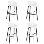 Mesa alta y taburetes de bar 5 piezas negro y blanco de , muebles para cocinas y comedores - Ref: Foro24-3057460, Precio: 358...