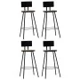 Hoher Tisch und Barhocker 5 Stück schwarz von , Möbelsets für Küchen und Esszimmer - Ref: Foro24-3057829, Preis: 399,11 €, Ra...