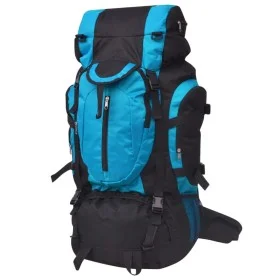 Extra large hiking backpack black and blue 75 l by vidaXL, Backpacks - Ref: Foro24-91105, Price: 30,65 €, Discount: %