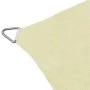 HDPE square sail awning 3.6x3.6 m cream by vidaXL, Umbrellas - Ref: Foro24-42287, Price: 48,17 €, Discount: %