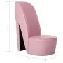 Sillón con forma de zapato de tacón cuero sintético rosa de , Sillones - Ref: Foro24-248648, Precio: 199,76 €, Descuento: %