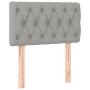 Cama box spring colchón y luces LED tela gris claro 80x200 cm de , Camas y somieres - Ref: Foro24-3133349, Precio: 276,21 €, ...