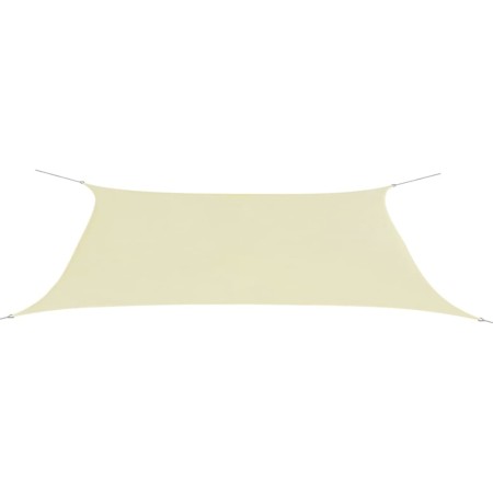 Toldo de vela rectangular tela Oxford color crema 4x6 m by vidaXL, Umbrellas - Ref: Foro24-42299, Price: 65,39 €, Discount: %