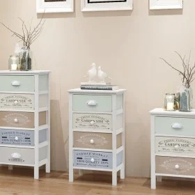 French style storage cabinet with 4 wooden drawers by , Lockers and storage cabinets - Ref: Foro24-242877, Price: 123,26 €, D...