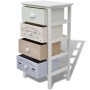 French style storage cabinet with 4 wooden drawers by , Lockers and storage cabinets - Ref: Foro24-242877, Price: 145,48 €, D...