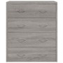 Sideboard mit 4 Schubladen Sonomagrau 60x30,5x71 cm von , Sideboards - Ref: Foro24-342581, Preis: 86,32 €, Rabatt: %