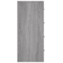 Sideboard mit 4 Schubladen Sonomagrau 60x30,5x71 cm von , Sideboards - Ref: Foro24-342581, Preis: 86,32 €, Rabatt: %