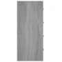 Sideboard with 4 drawers Sonoma gray 60x30.5x71 cm by , Sideboards - Ref: Foro24-342581, Price: 82,49 €, Discount: %