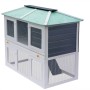 Animal cage hutch with double wooden floor by vidaXL, Cages and habitats for small animals - Ref: Foro24-170344, Price: 169,7...