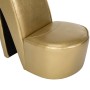 Goldener, schuhförmiger Sessel aus Kunstleder mit hohen Absätzen von , Sessel - Ref: Foro24-248650, Preis: 193,08 €, Rabatt: %