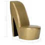 Goldener, schuhförmiger Sessel aus Kunstleder mit hohen Absätzen von , Sessel - Ref: Foro24-248650, Preis: 193,08 €, Rabatt: %