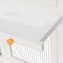Conejera jaula de animales con doble piso de madera de vidaXL, Jaulas y habitáculos para animales pequeños - Ref: Foro24-1703...