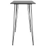 High table and 5-piece black bar stools by , Furniture sets for kitchens and dining rooms - Ref: Foro24-3057378, Price: 361,6...