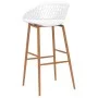 High table and 5-piece bar stools set in black and white by , Furniture sets for kitchens and dining rooms - Ref: Foro24-3057...