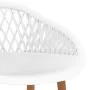High table and 5-piece bar stools set in black and white by , Furniture sets for kitchens and dining rooms - Ref: Foro24-3057...