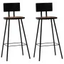 Tall table and 3-piece black bar stools by , Furniture sets for kitchens and dining rooms - Ref: Foro24-3057828, Price: 323,4...