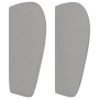 Kopfteil aus hellgrauem Stoff, 147 x 23 x 78/88 cm von , Kopf- und Fußteile - Ref: Foro24-3117576, Preis: 76,22 €, Rabatt: %