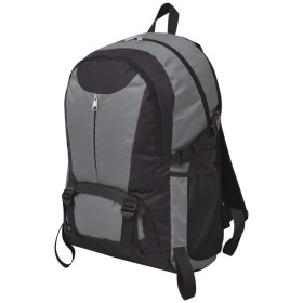 Mochila de senderismo XXL negro y gris 40 l de vidaXL, Mochilas - Ref: Foro24-91109, Precio: 35,38 €, Descuento: %